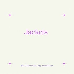 Coats, jackets, outerwear